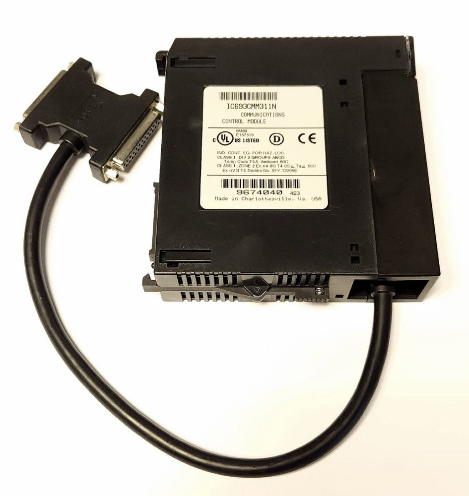 GENERAL ELECTRIC IC693CMM311N Communications Control Module W/ CABLE