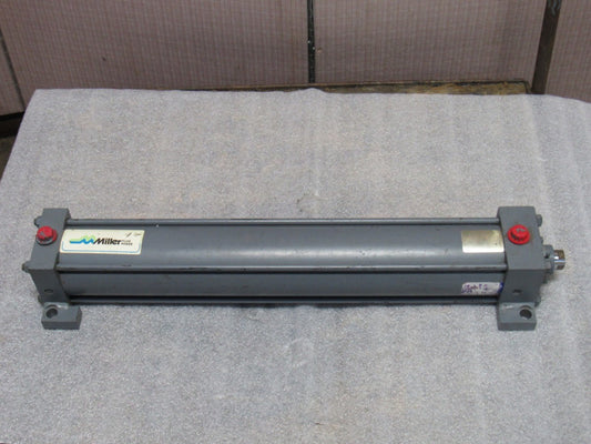 New Miller Pnuematic Cylinder A72B6B 250PSI 20"Stroke 3-1/4"Bore
