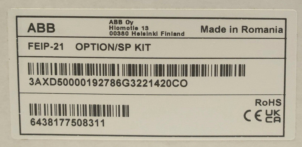 ABB FEIP 21 Ethernet IP Adapter MODULE OPTION SP KIT FEIP-21 DRIVE INVERTER