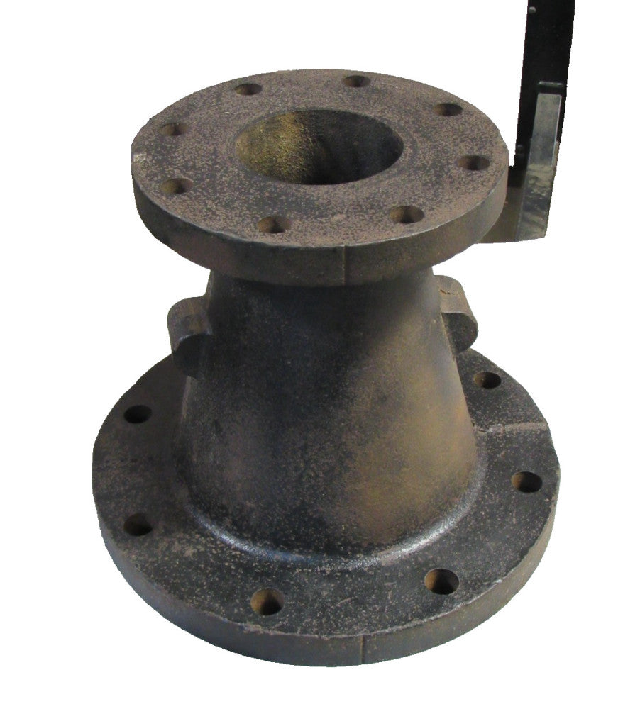 Stockham 8" x 4" 8 Bolt Flange Cast Iron Pipe Reducer 125B New