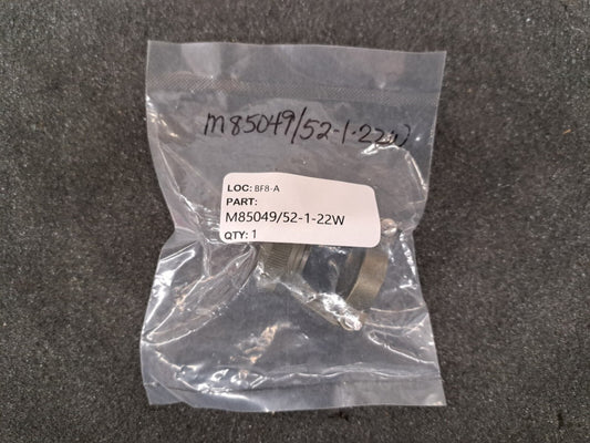 New, Amphenol, M85049/52-1-22W, CONN CAB CLAMP SZ22 1 5/16-18; Sold as 3pc lot