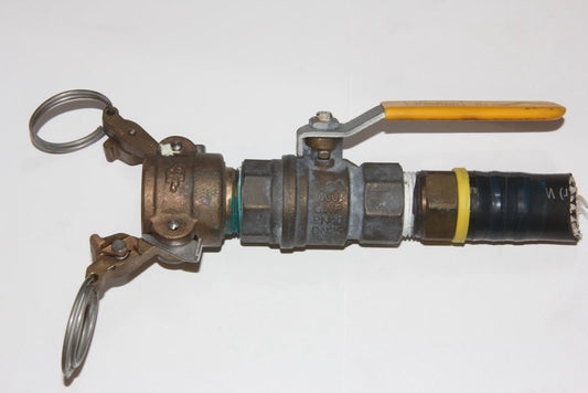 PARKER HANNIFIN CW617N 1" Forged Brass Ball Valve with Cam Lock Fitting