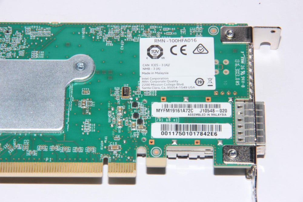 INTEL RMN-100HFA016 100GB QSFP28 Gigabit Network Adapter + Low Profile Bracket
