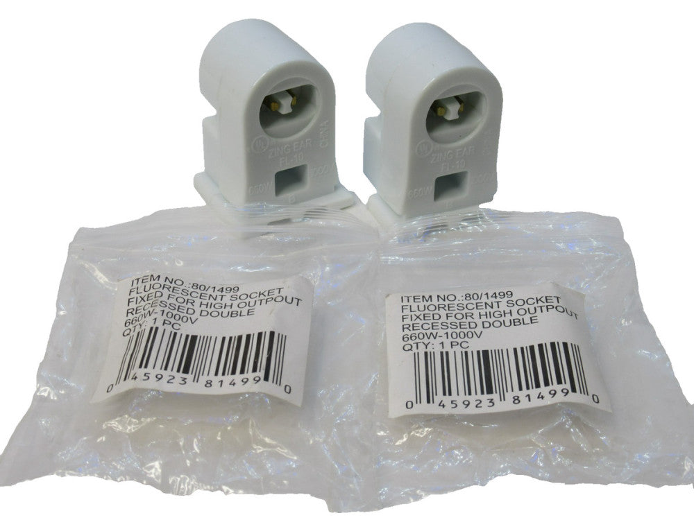 (NEW - Lot of 2) SACO / NUVO 80/1499 , 80-1499 660W-1000V Fluorescent Socket