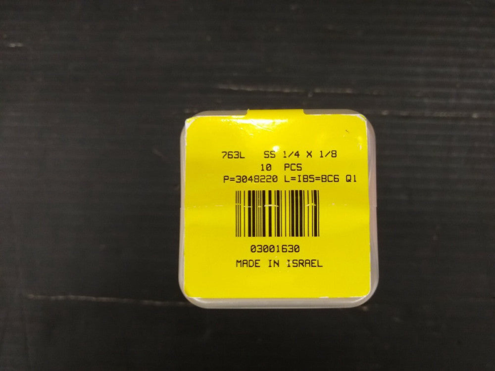 New, Ham-Let, 763L-SS-1/4 X 1/8, Reducing Union Let-Lok