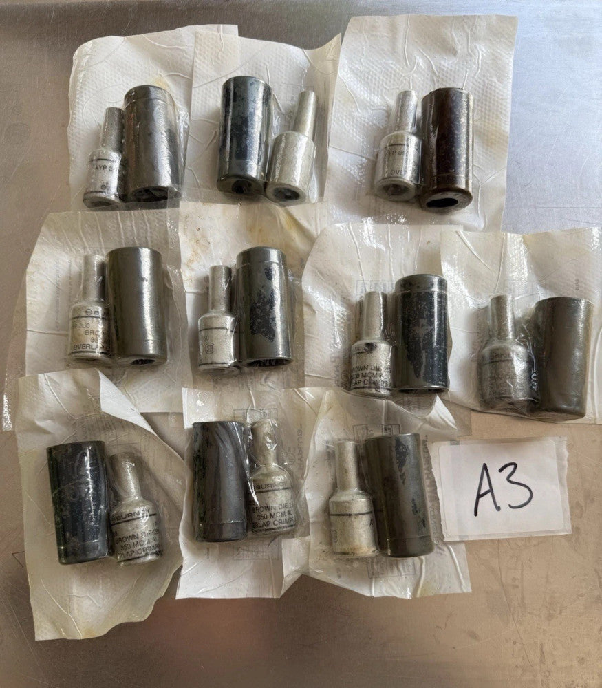 Lot Of 10 - BURNDY HYPLUG - AYP350 - 350 MCM - Unused