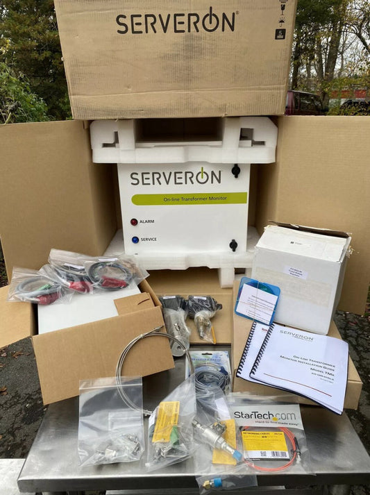 NEW SERVERON TM8 On-Line Transformer DGA Monitor Gas Chromatography Full Setup 