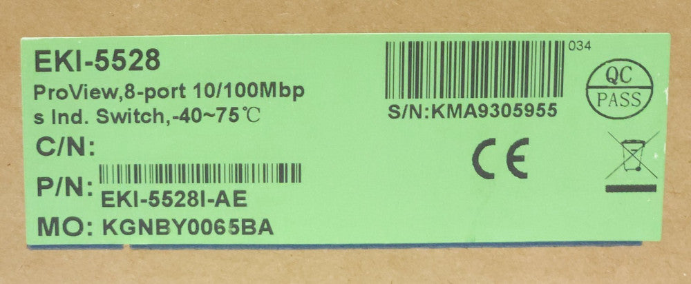 ADVANTECH EKI 5528 AE Provider Unmanaged 8 Port 10/100Mbps Ethernet Switch EKI