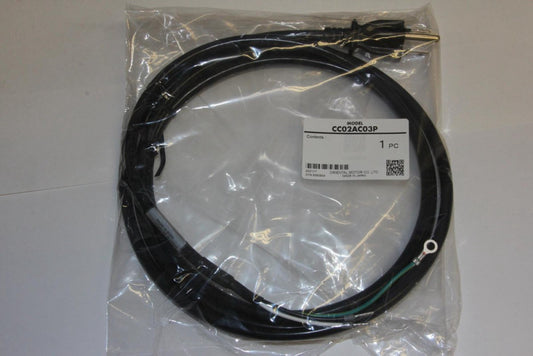 ORIENTAL MOTOR CO. CC02AC03P Single Phase 100-120VAC Power Supply Cable w/ Plug