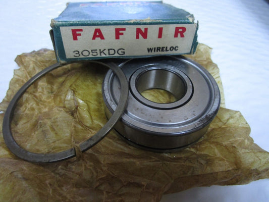 NEW FAFNIR SINGLE ROW BALL BEARING 305KDG