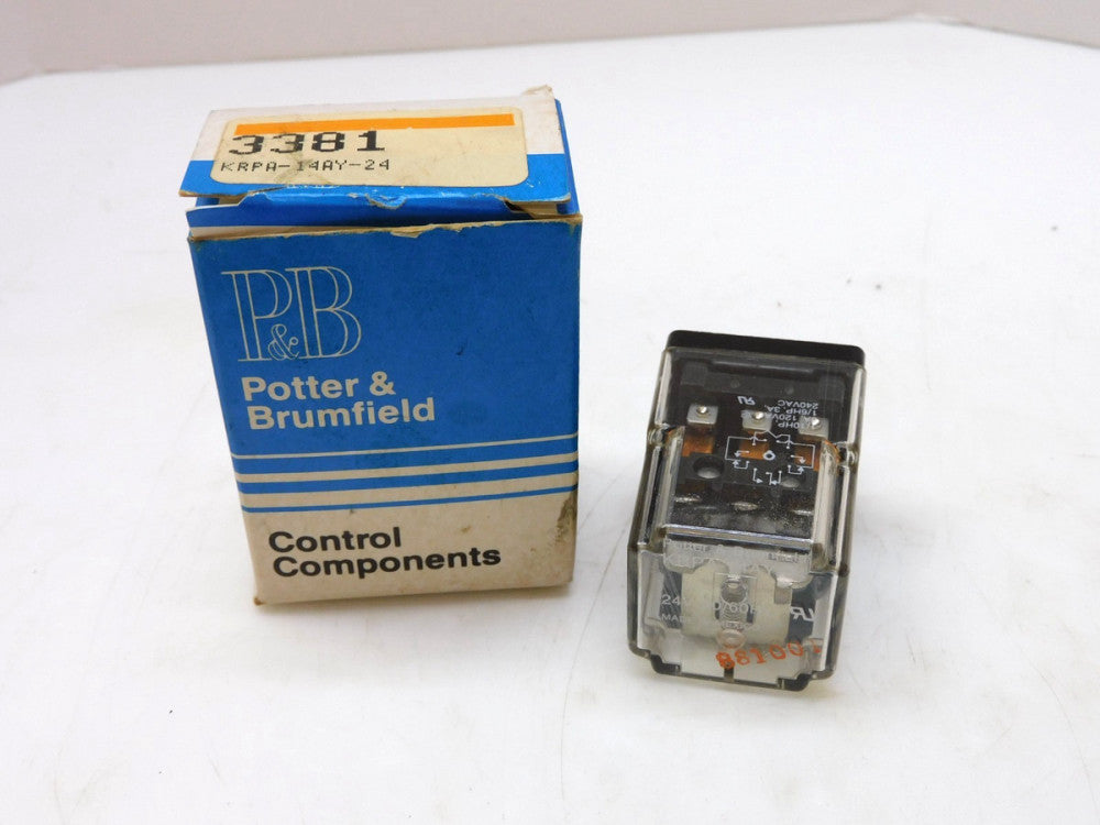 POTTER & BRUMFIELD KRPA-14AY-24 RELAY 3381