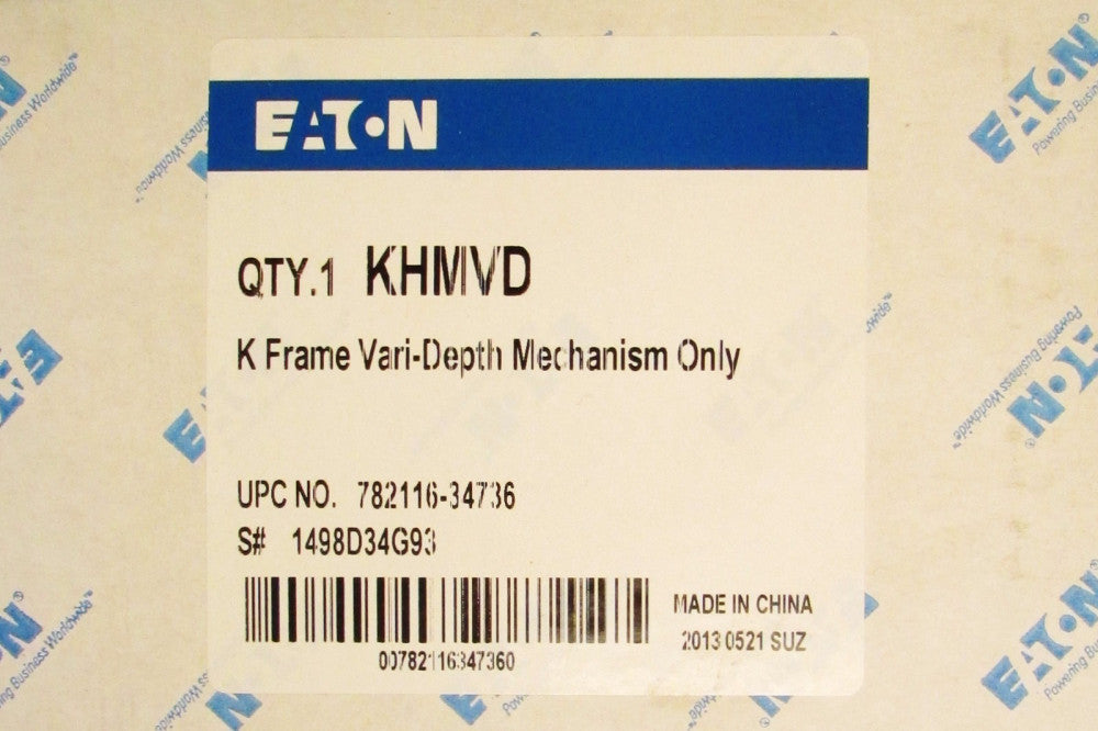EATON CUTLER HAMMER KHMVD K Frame KD HKD Vari Depth Oper Mechanism 1498D34G93