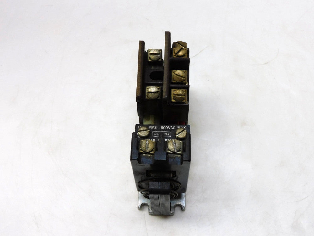 AOSMITH CLARK TYPE PMS 600V SLIM JIM RELAY NO / 1-NC 1-NO TB-139-10 24V COIL