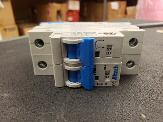 NEW, ALTECH, 2BU6R, Circuit Breaker, Therm/Mag, Toggle, 6A, 2 -Pole, 480Y/277 VA