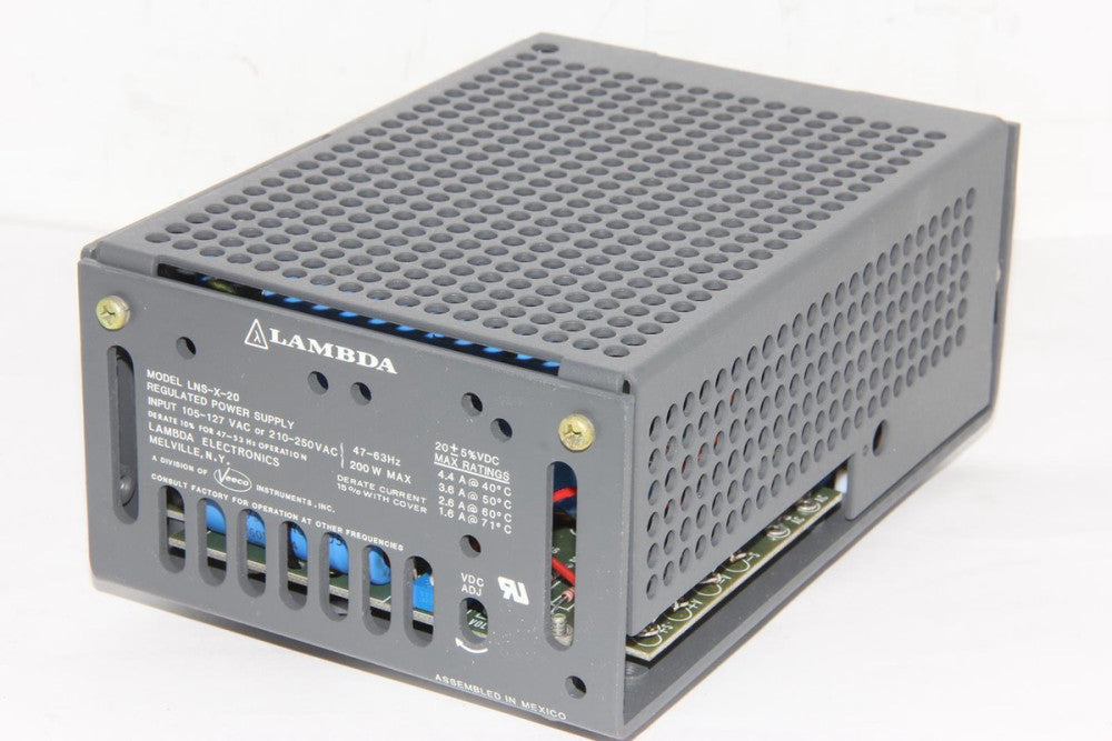 LAMBDA LNS-X-20 20VDC Regulated Power Supply "NEW"