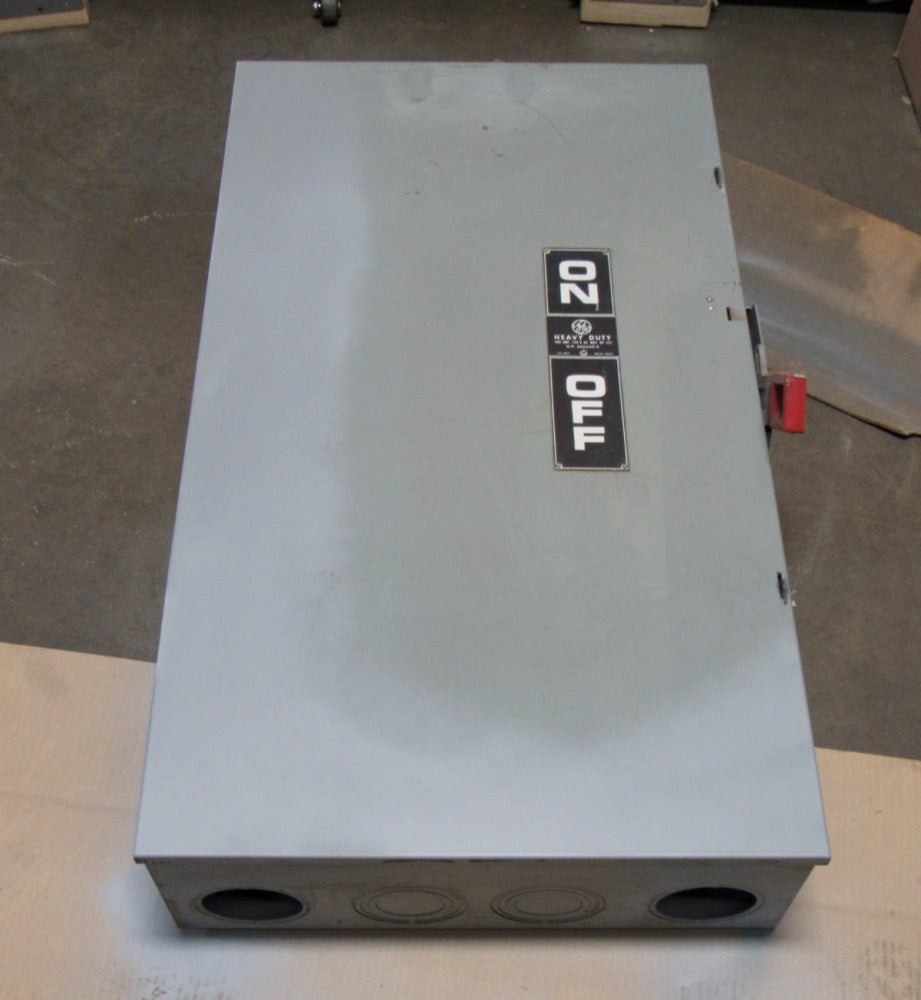 GE TH3365 Fusible Heavy Duty Safety Switch Mod 4 400 A Amp 600Vac 250Vdc 125 Hp
