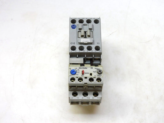ALLEN BRADLEY 100-C12*10 SER A STARTER W/ 193-EA1CB SER A OVERLOAD RELAY .32-1A