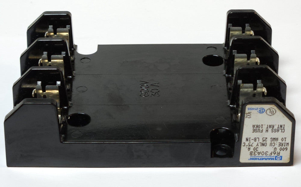 MARATHON R6F30A3B Fuse Holder 3 Pole 600 VAC 30 AMP
