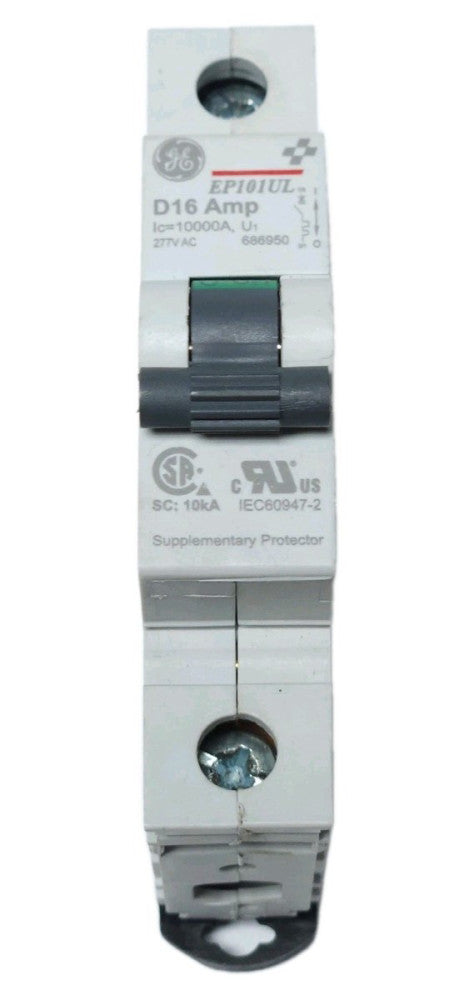 GENERAL ELECTRIC EP101UL D16 Single Pole 16 AMP Supplementary Protector