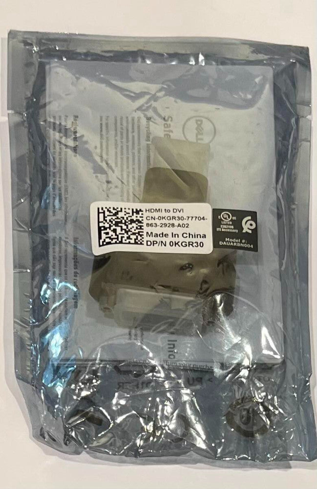 DELL DP N 0KGR30 HDMI to DVI Monitor Adapter DP/N 0KGR30