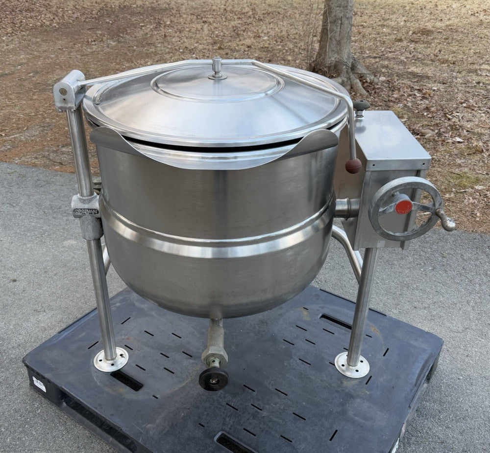 Crown DLT-40 40 Gallon Tilting Direct Steam Kettle