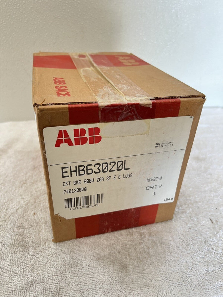 ABB 20a 3 Pole Circuit Breaker EHB63020L