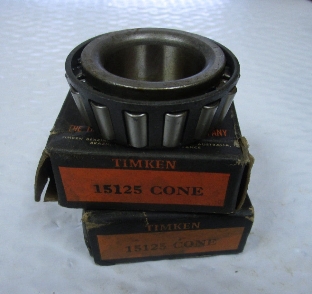 NEW LOT OF 2 TIMKEN 15125 BEARING CONE
