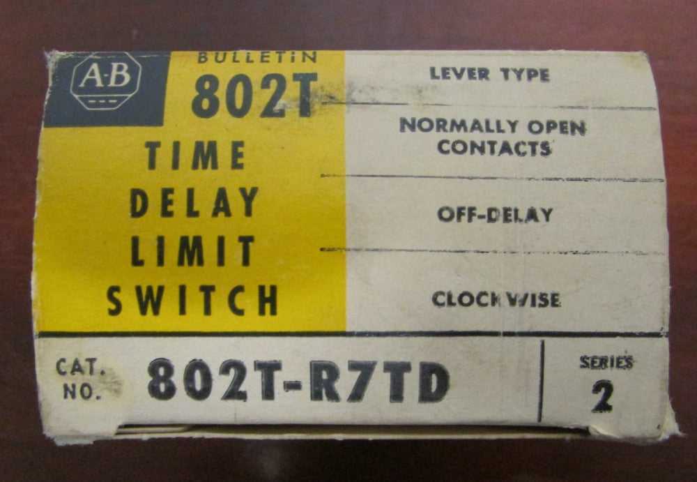 Allen Bradley 802T R7TD Time Delay Limit Switch