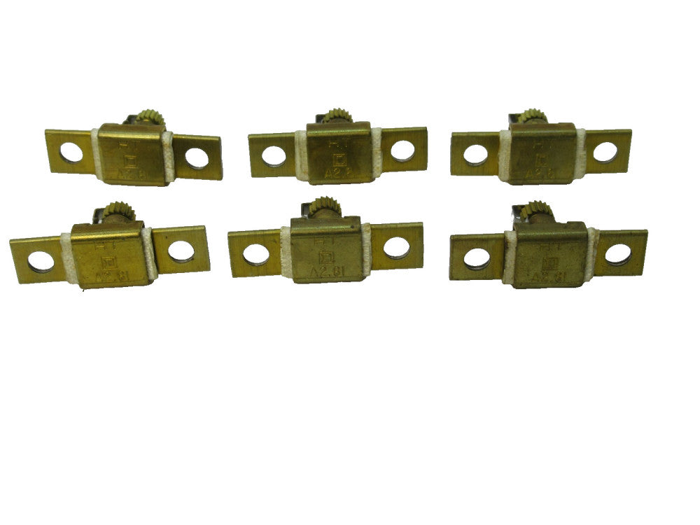 Square D A2.81 , A 2.81 , A-2.81 Overload Heater ( New - Lot of 6)