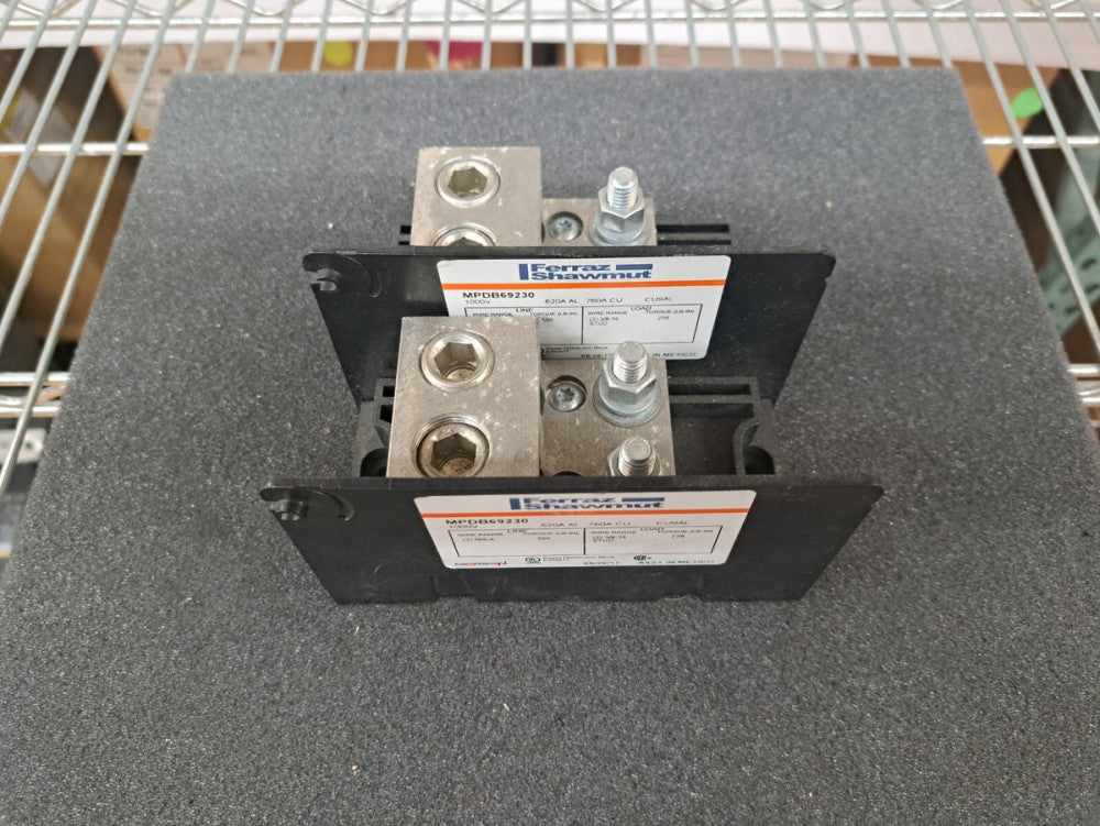 New, Ferraz Shawmut, MPDB69230, POWER DISTRIBUTION BLOCK 620A AL 760A CU