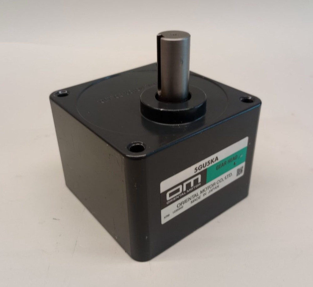 Oriental Motor 5GU5KA Used Parallel Shaft Gear Head 0.625 shaft Ratio 5:1