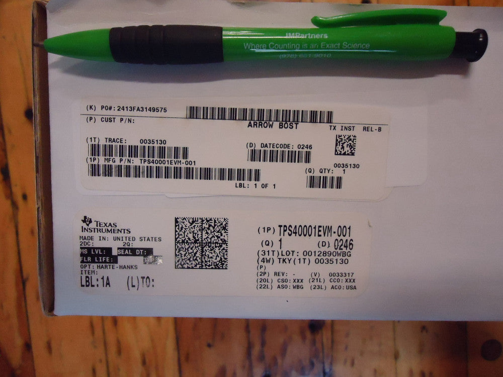 TI TPS40001EVM-001 EVALUATION MODULE FOR TPS40001