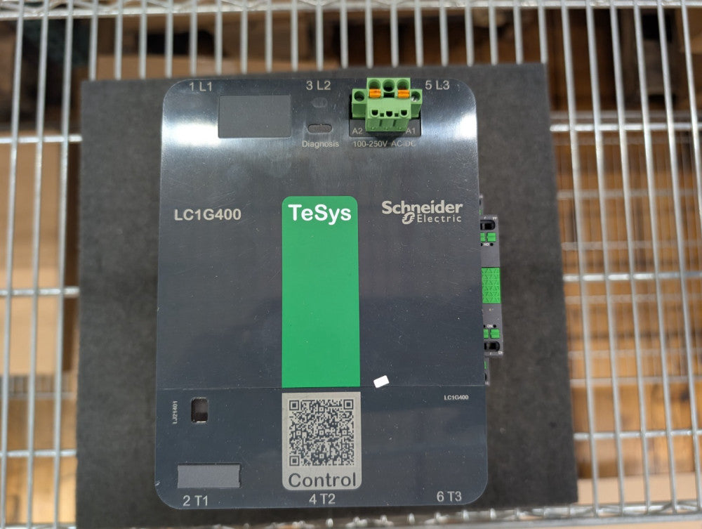 Used, Schneider Electric, LC1G400KUEN, CONTACTOR TESYS CONTROL 440V-400A 100-250