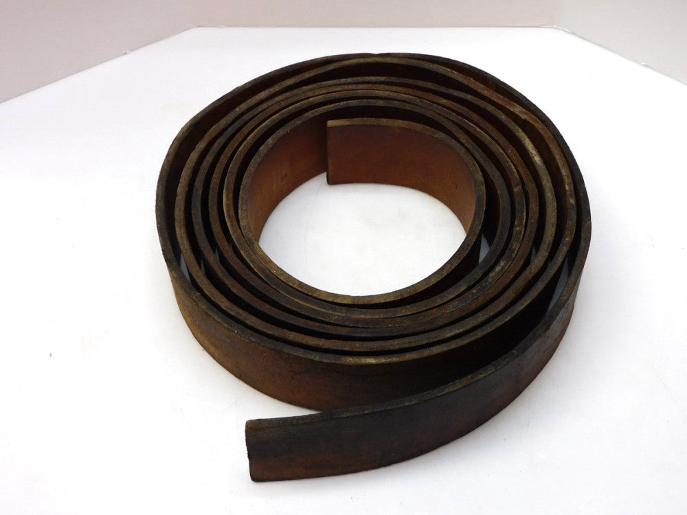 NO NAME LEATHER BELT BELTING 2" WIDTH 3/16" THICK 150" LENGTH