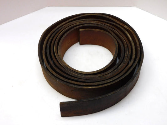 NO NAME LEATHER BELT BELTING 2" WIDTH 3/16" THICK 150" LENGTH
