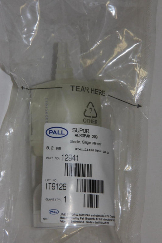 PALL 12941 Supor Acropak 200 Capsule with Supor Membrane 0.8/0.2 µm