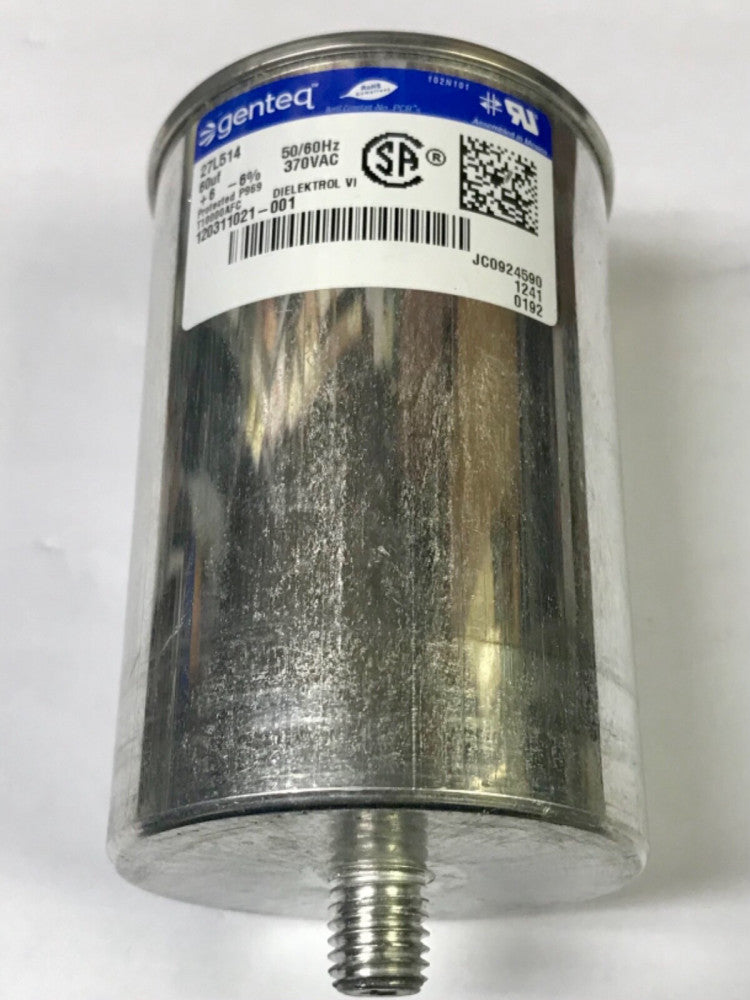 GENTEQ 27L514 370 VAC 60 UF +6-6% DIELEKTROL VI Capacitor T10000AFC