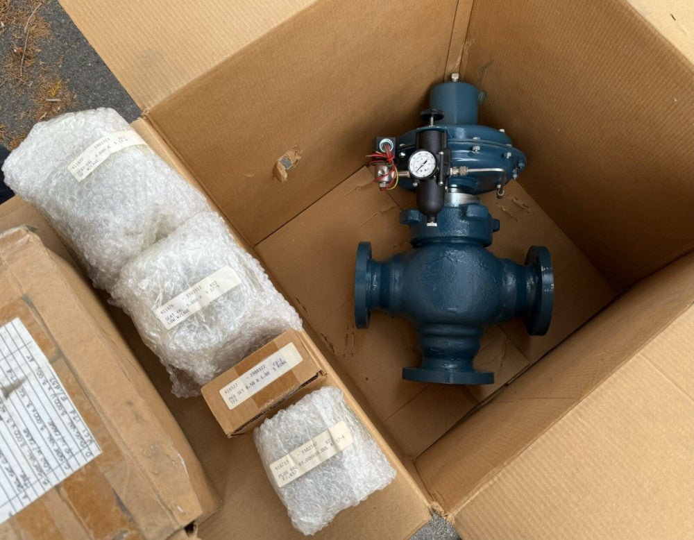 Norriseal 3" 3023 Three Way Control Valve RF-02TWV-12HA with Filter - New