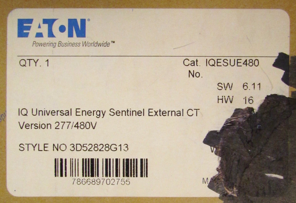 EATON CUTLER HAMMER IQESUE480 IQ Universal Energy Sentinel 3D52828G13