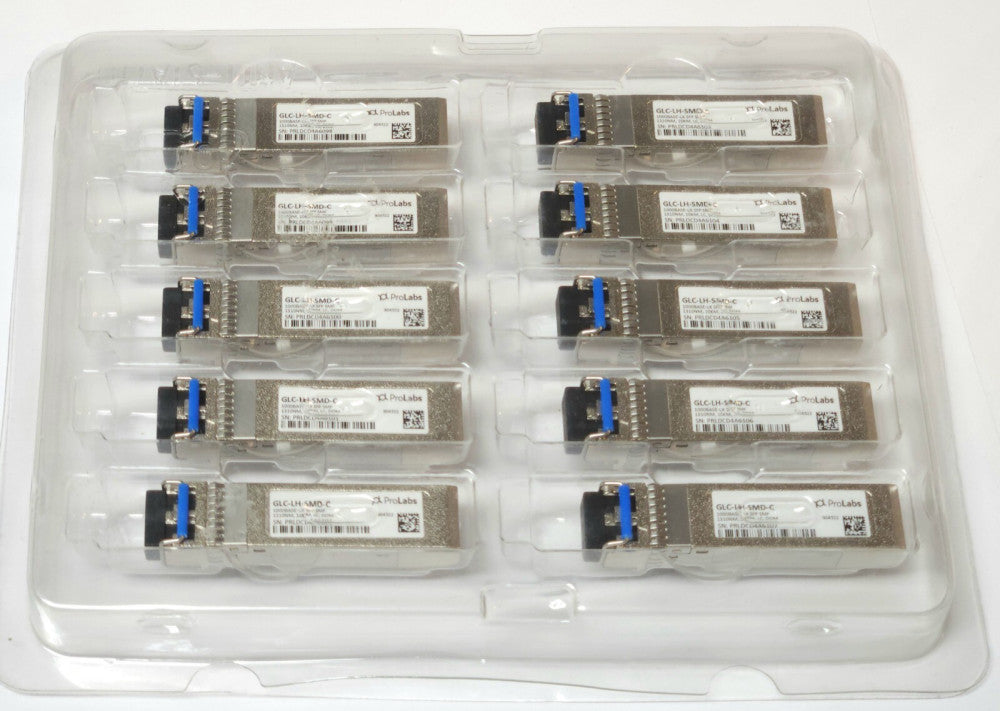 PACK OF 10 CISCO PROLABS GLC LH SMD C TRANSCEIVER Module 100BASE LX SFP SMF 1310