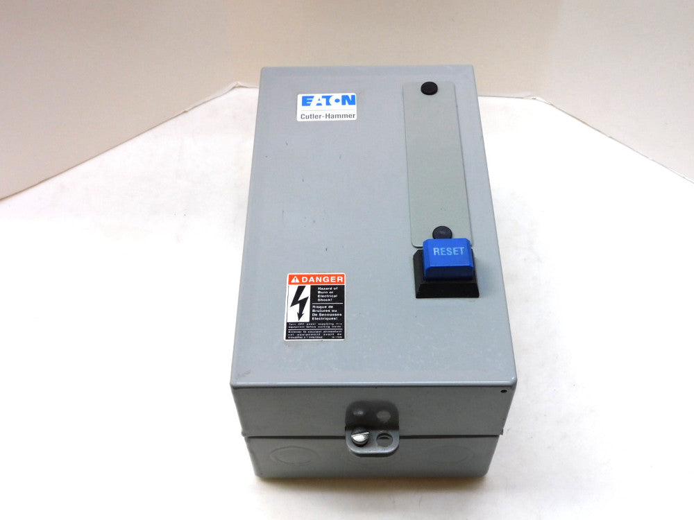 Cutler Hammer ECN0501AAA Enclosed Motor Starter AN16BN0 120v coil H2009B Heaters