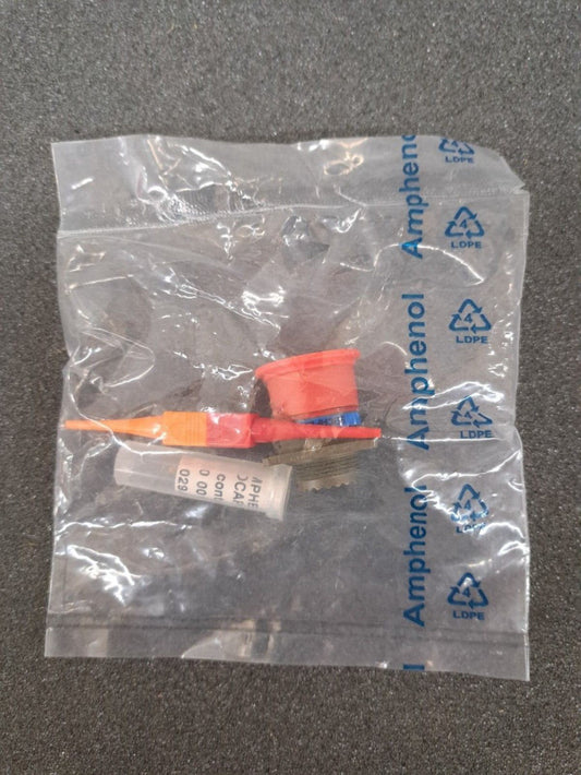 New, Amphenol, D38999/20WC98PN, CONN RCPT MALE 10POS GOLD CRIMP