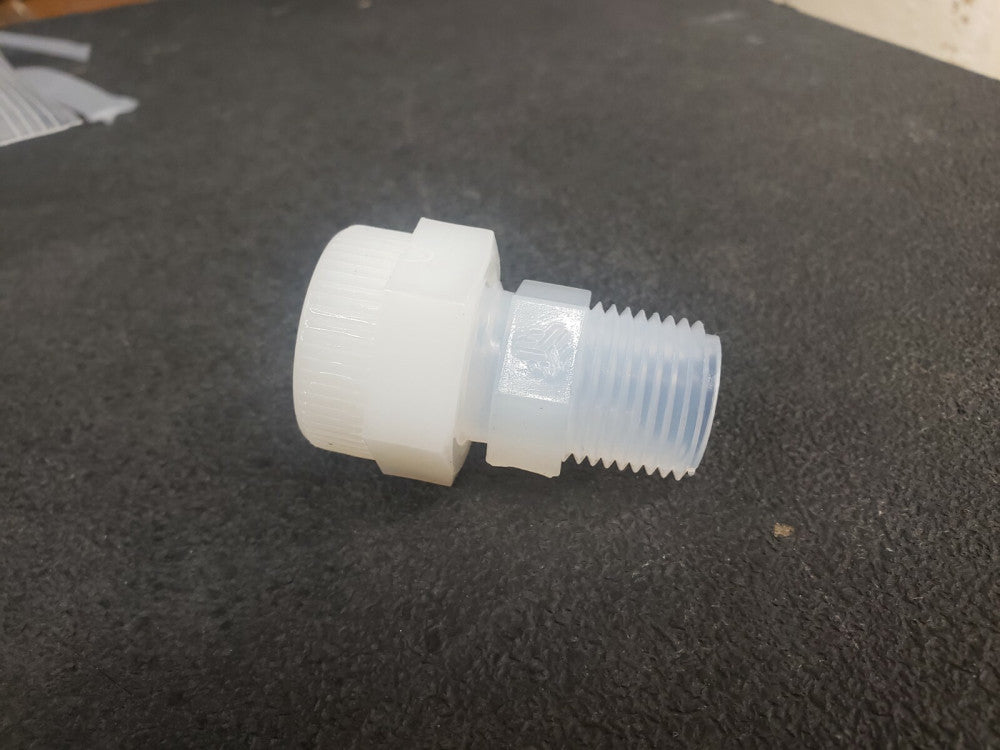 NEW, SAINT-GOBAIN, IMP88UAM-BT, Male Connector 1/2" Grab Seal x 1/2" MNPT Bored 