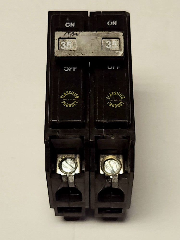 EATON CUTLER HAMMER CHQ235 2 Pole 35 AMP Type CHQ Circuit Breaker