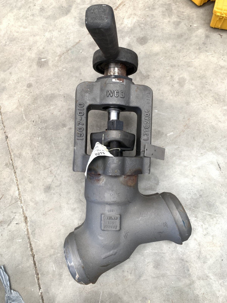 Velan Valve B12-8076Z-02TS 4" Y Pattern Stop Globe Valve