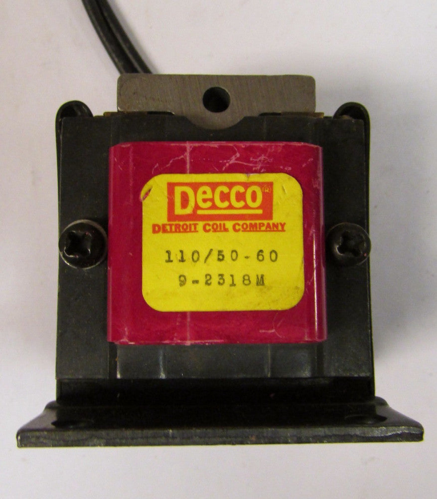 DELCO DETROIT COIL COMPANY 9 2318M 110V Solenoid  Coil and Armature Assembly