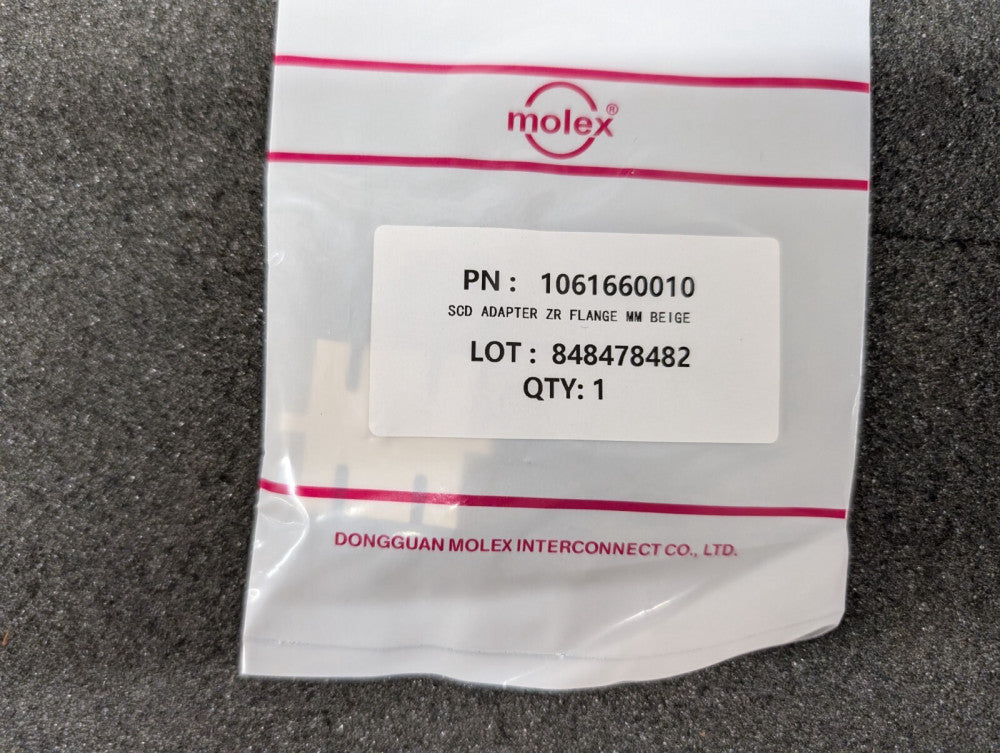 New, Molex, 106166-0010, CONN COUPLER RCPT SC-SC DUPLEX