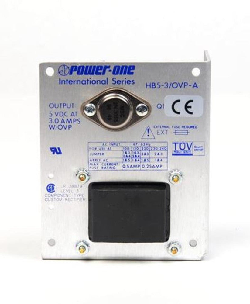 POWER-ONE HB5-3/OVP-A 5VDC 3A Power Supply with Over Voltage Protection "NEW"
