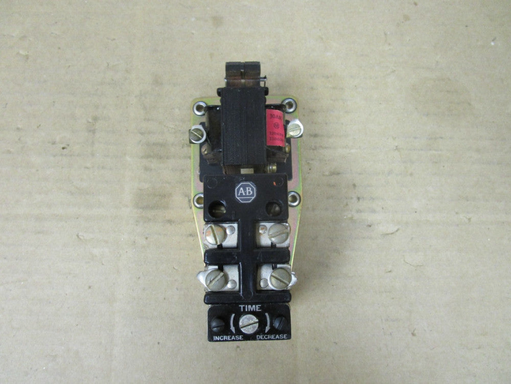 ALLEN BRADLEY TIMING RELAY BCT-894Z0D25B 120V COIL BULL 849