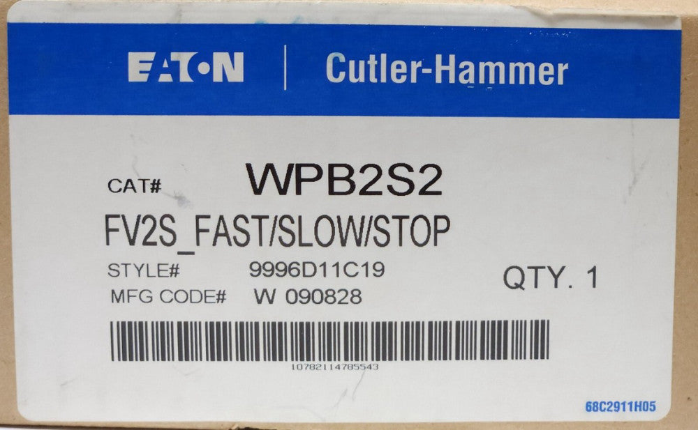 SEALED EATON CUTLER HAMMER WPB2S2 FV2S Advantage FAST SLOW STOP Control Module